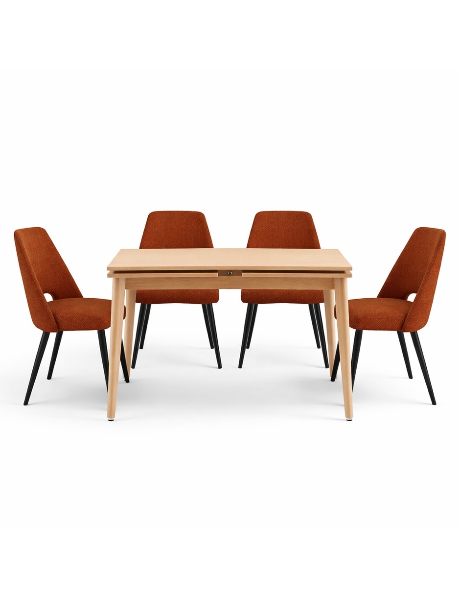 Comedor Adrianus + Rosalina para 4 personas