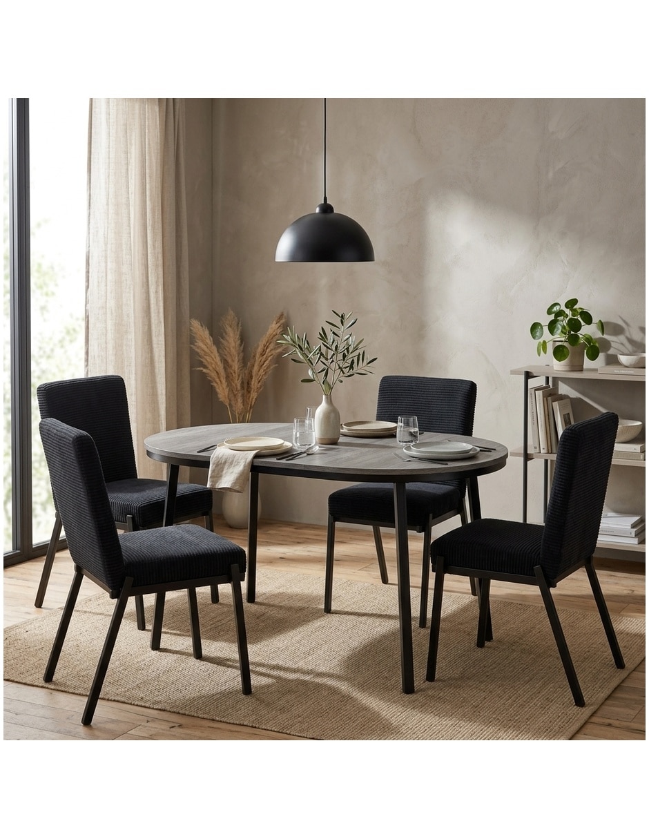 Comedor Camila+Zenta Sochic para 4 personas de MDF