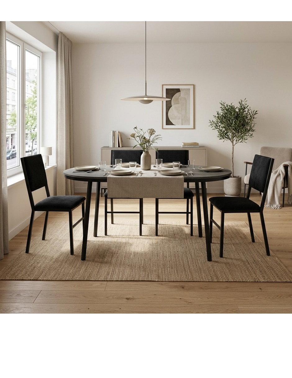 Comedor Camila+Zovi Sochic para 4 personas de MDF