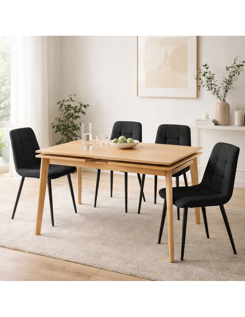 Set comedor Adrianus + Saroto Sochic para 4 personas