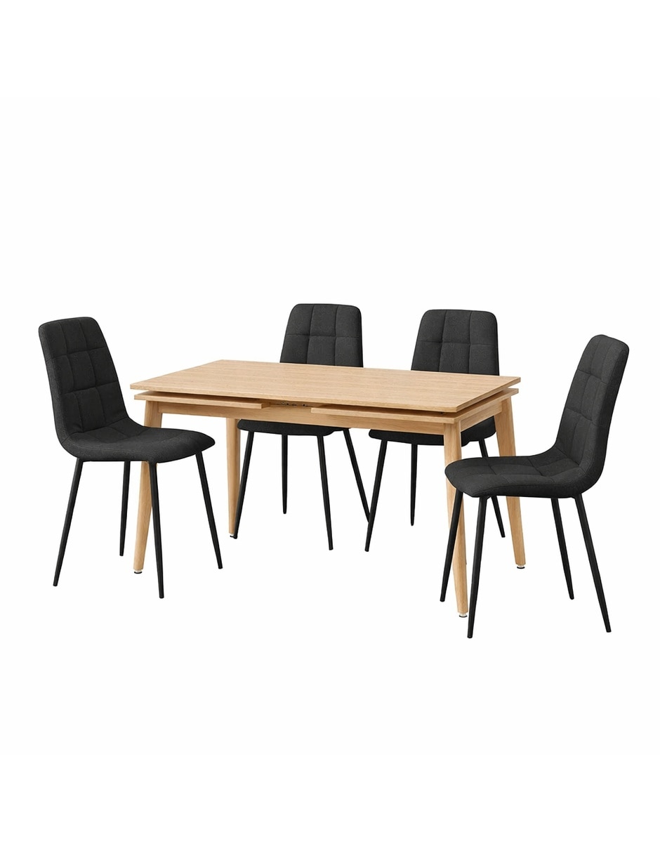 Set comedor Adrianus + Saroto Sochic para 4 personas