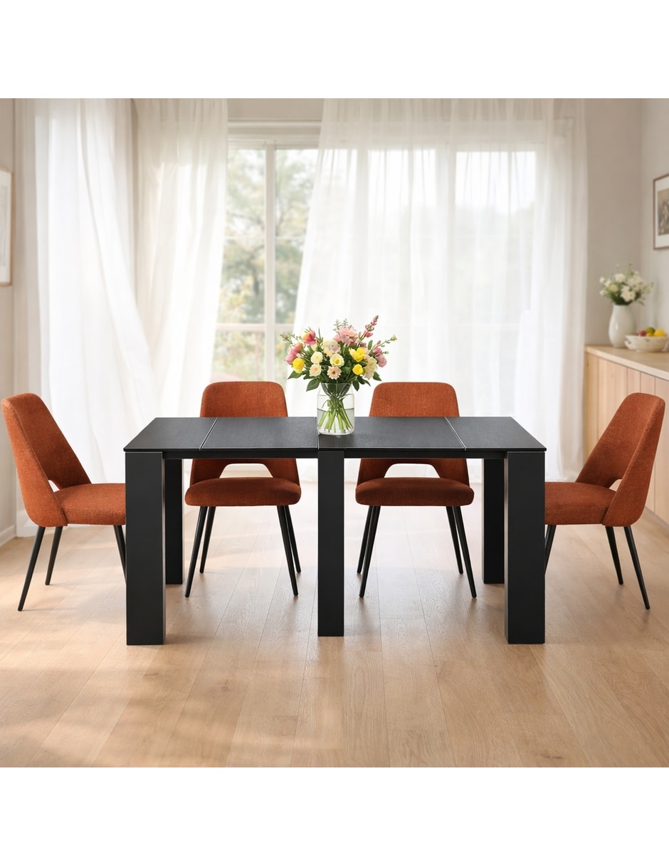 Set comedor Alongo+Rosalina Sochic para 4 personas de MDF