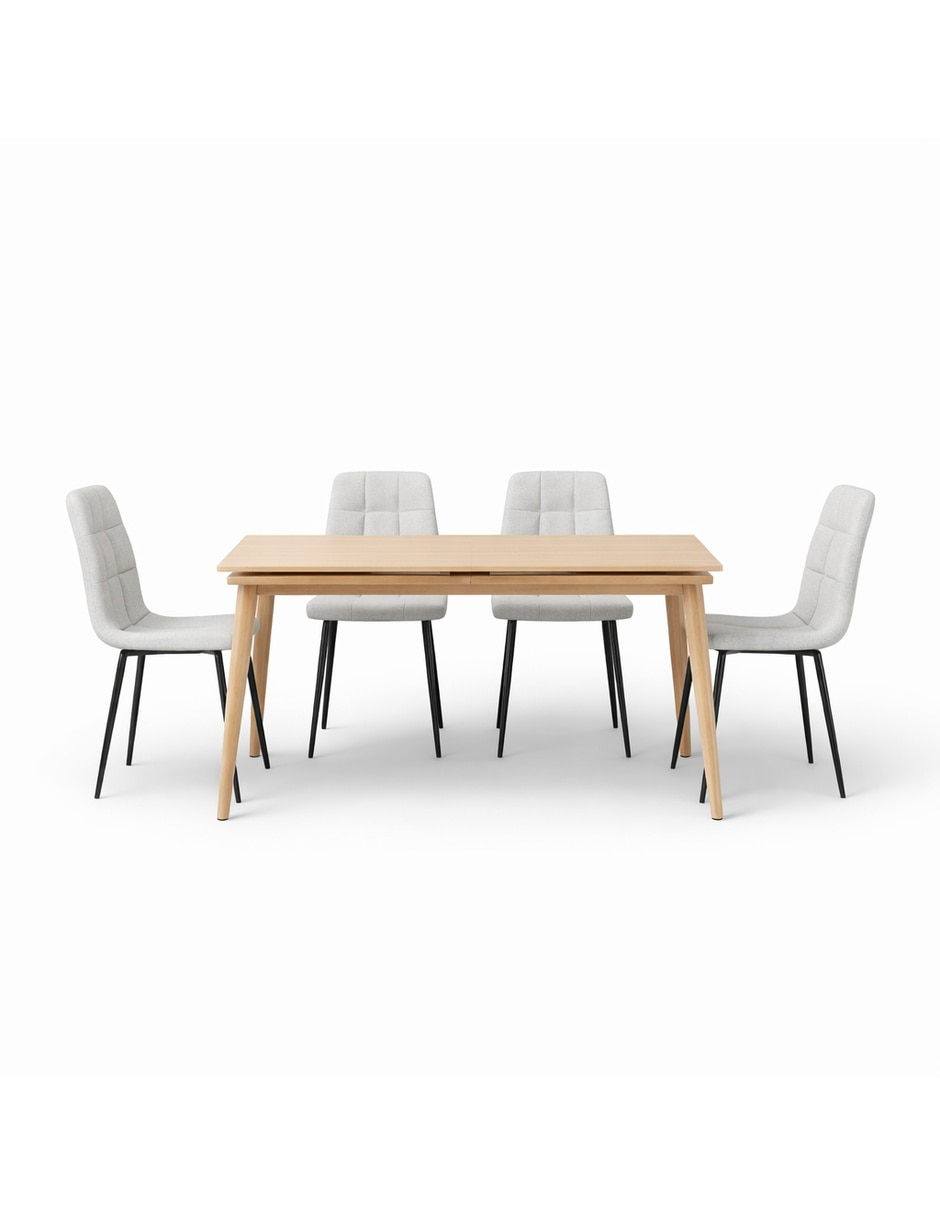 Comedor Adrianus+Saroto para 4 personas de MDF