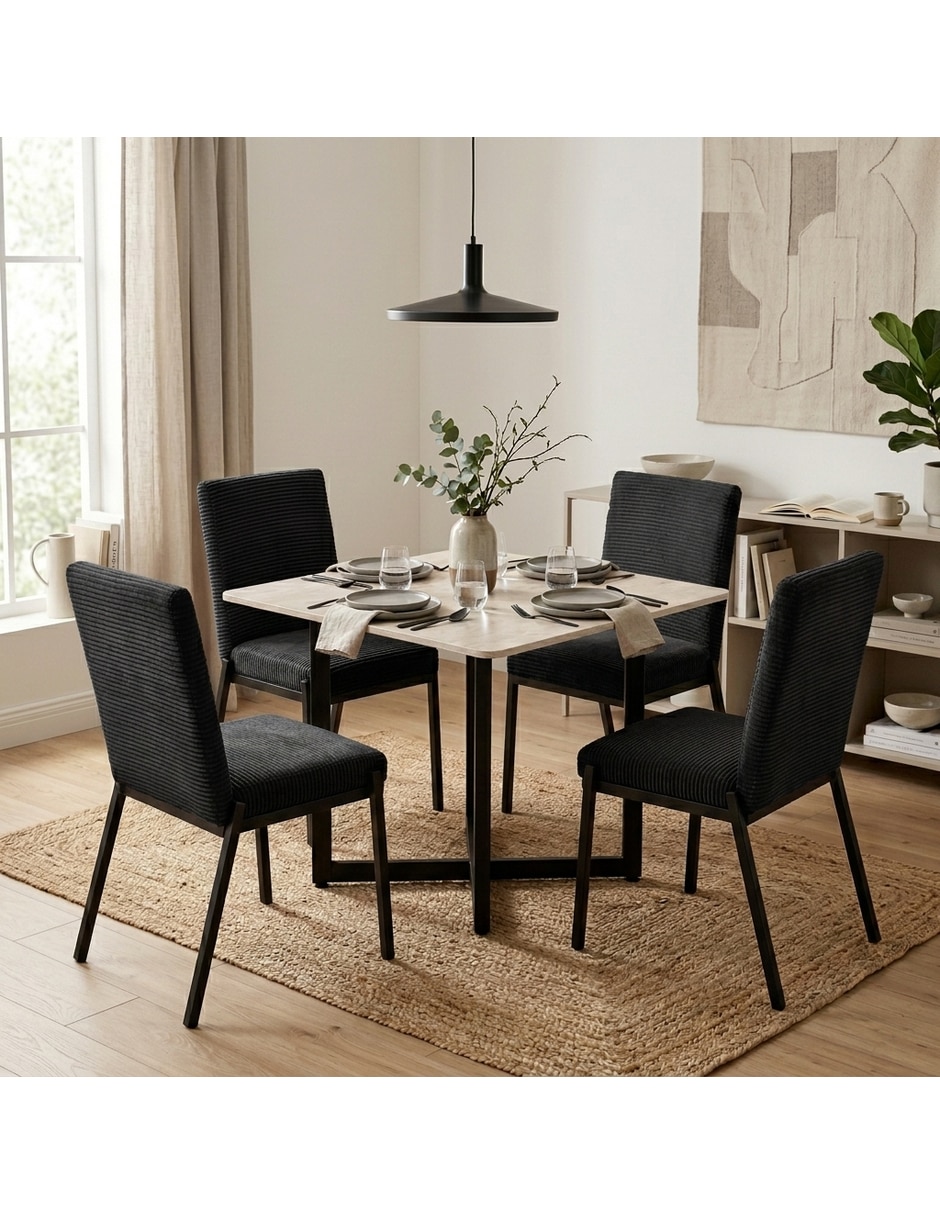 Comedor Luxen+Zenta Sochic para 4 personas de MDF
