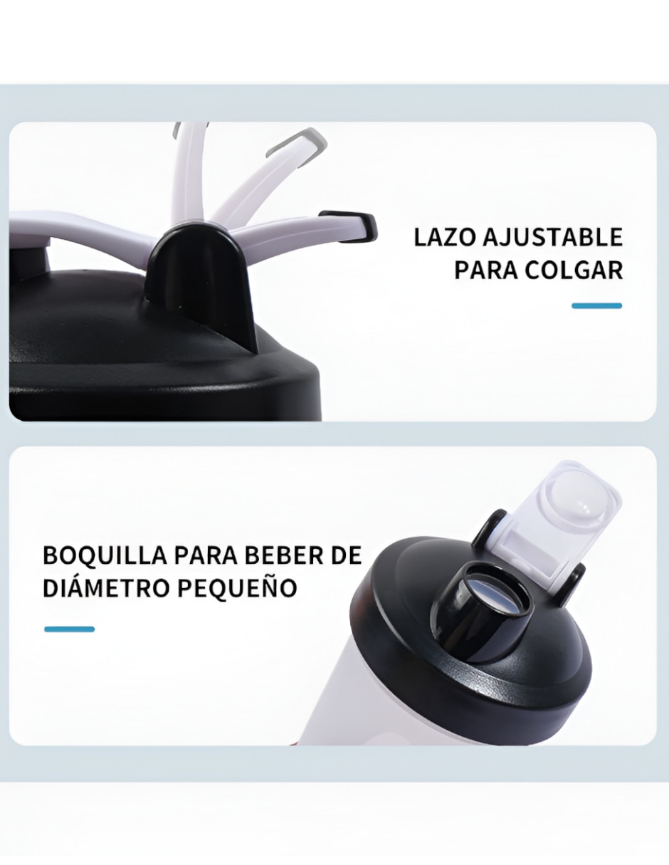 Termo shaker de plástico con tapa rosca 3