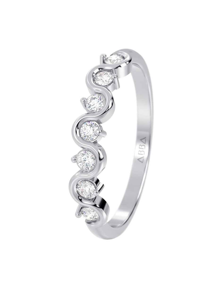 Churumbela de oro 14 K zirconia 2