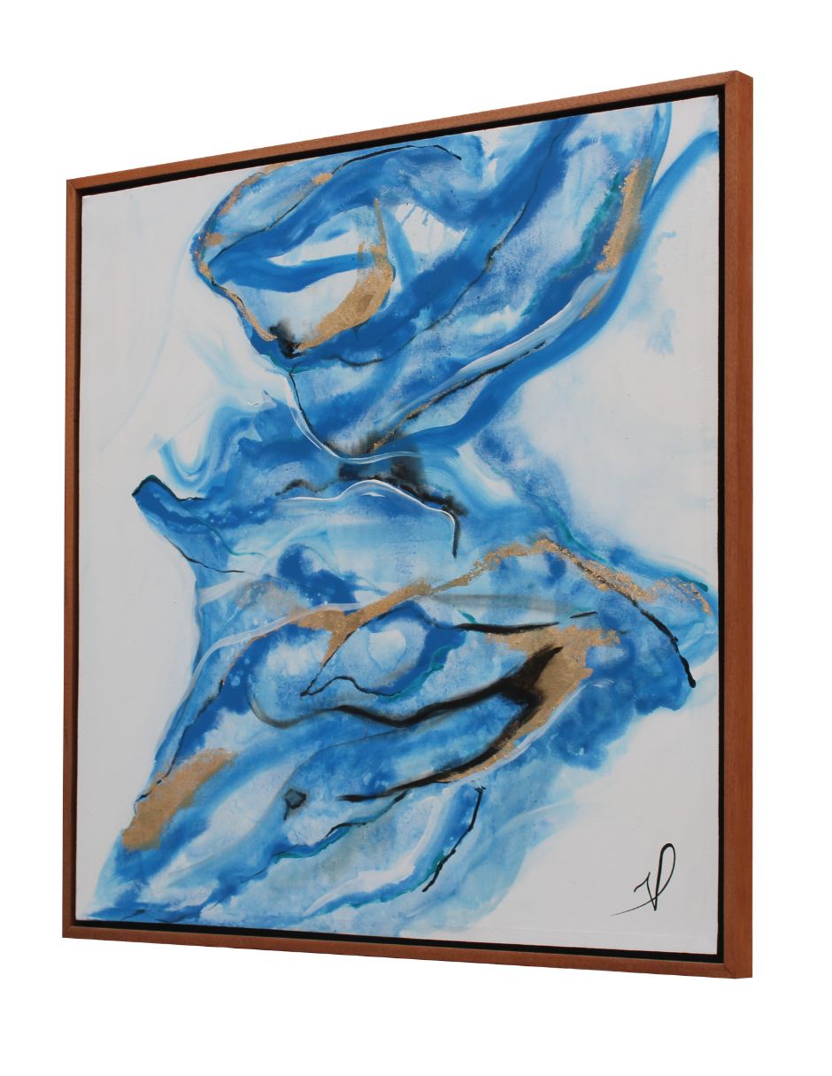 Cuadro decorativo Deriva azul