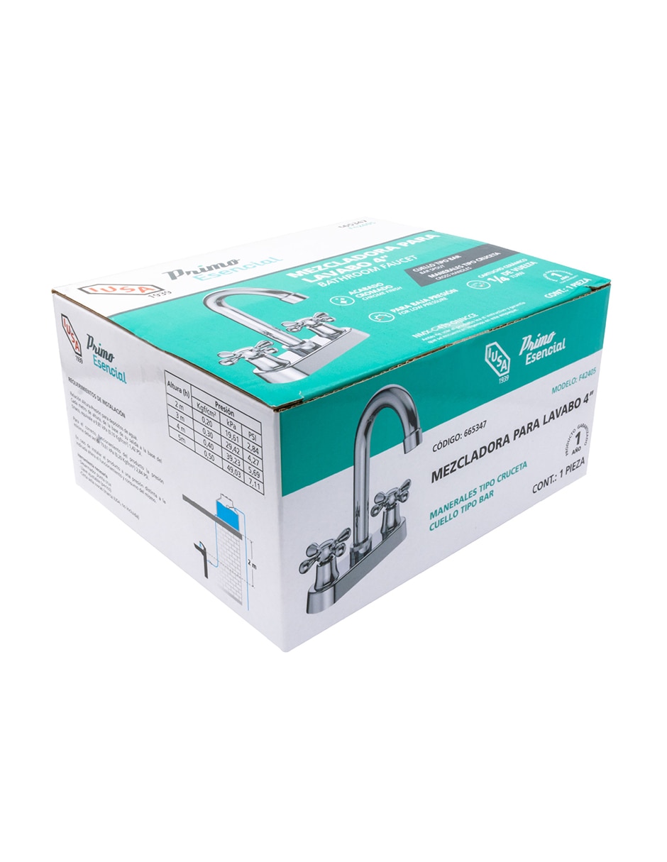 Llave mezcladora para lavabo Iusa Primo Esencial