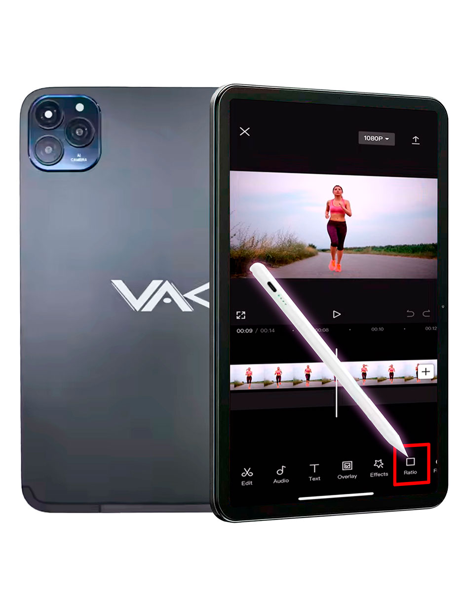 Tablet vm-98x 10.1 pulgadas 512 GB de almacenamiento de 12 GB ram