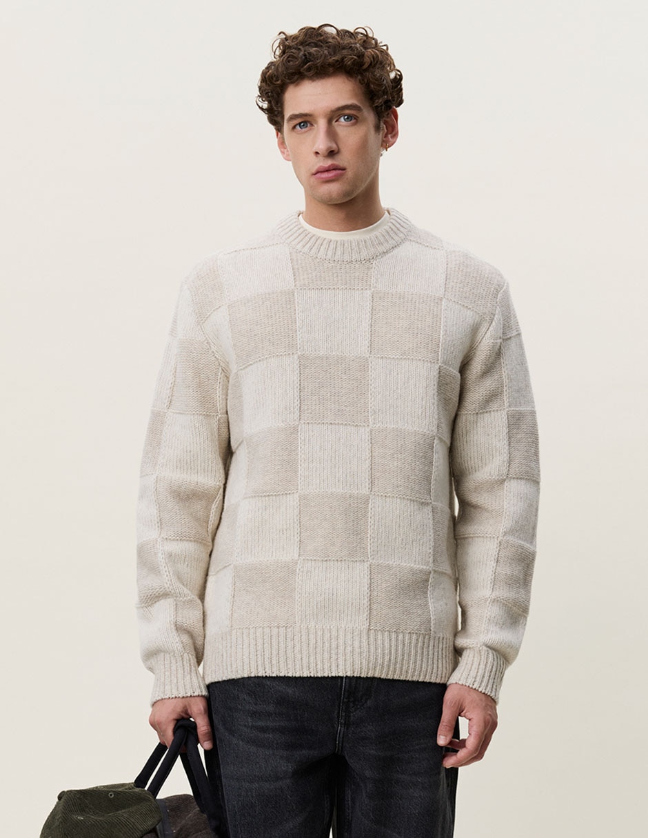 Suéter cuello redondo para hombre Suéter cuello redondo para hombre
