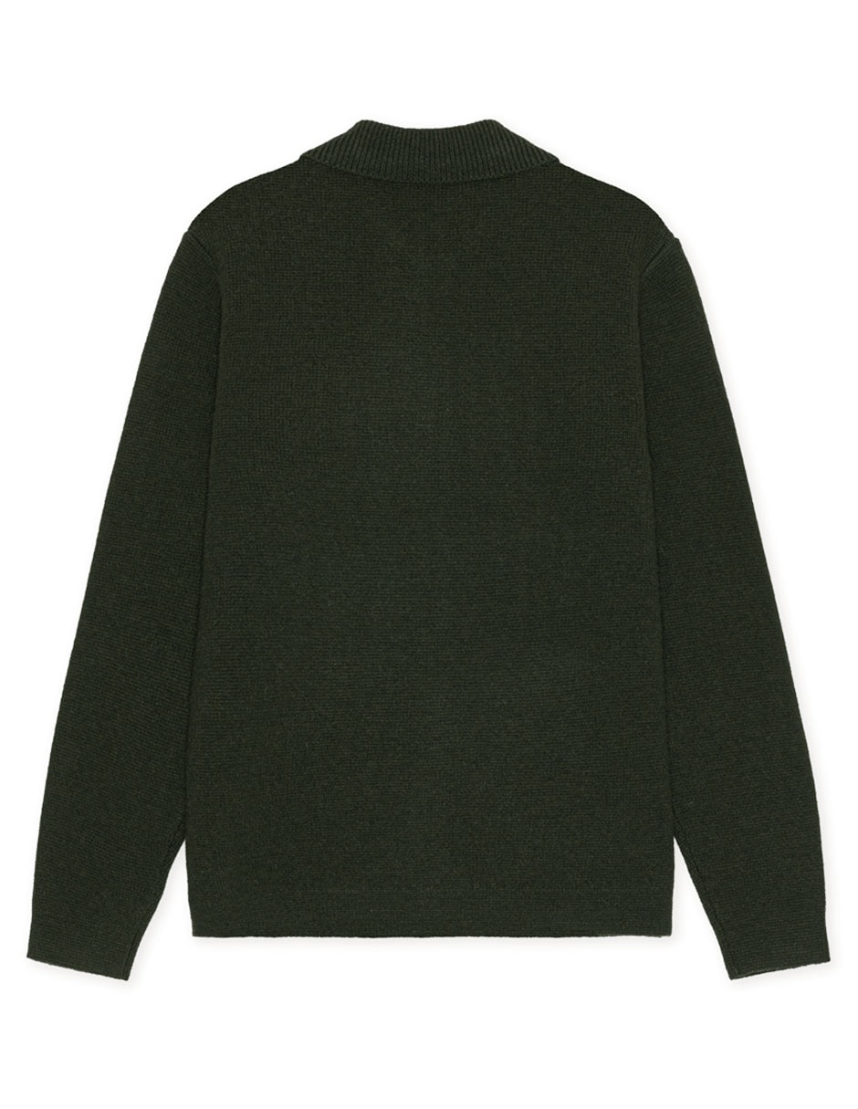 Suéter cuello francés para hombre 2
