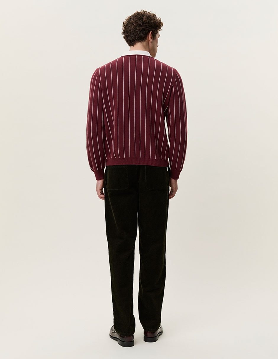 Suéter cuello polo para hombre 2