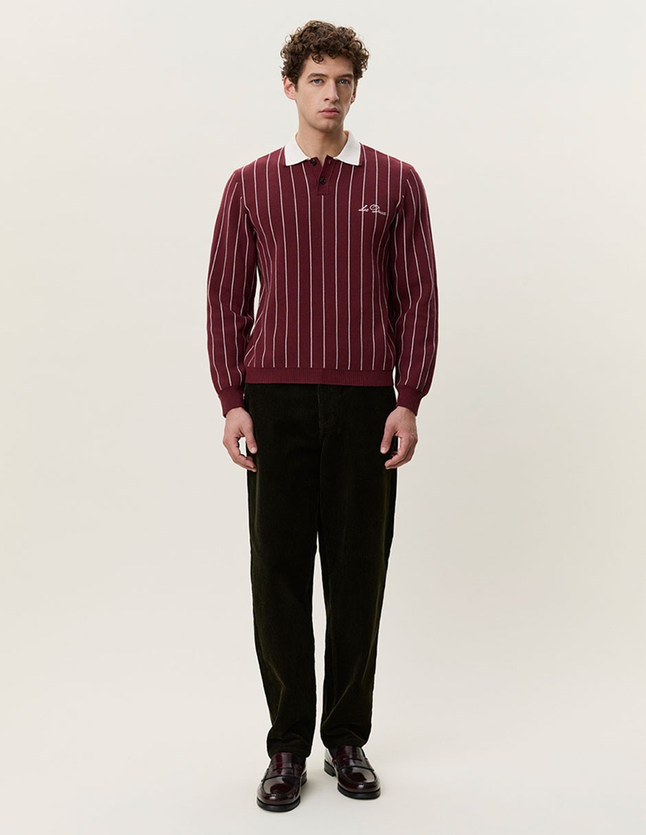 Suéter cuello polo para hombre 3