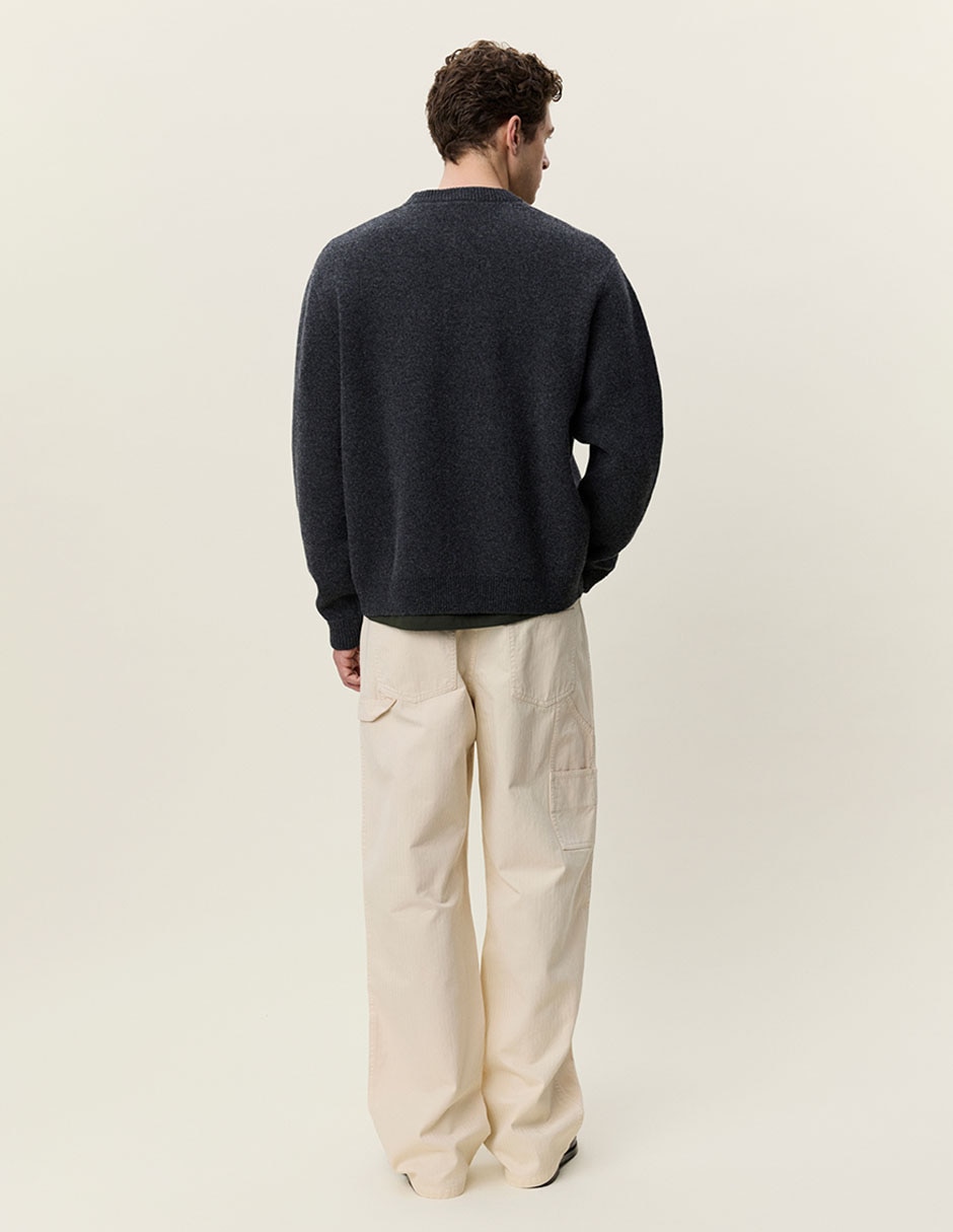 Suéter cuello redondo para hombre 2