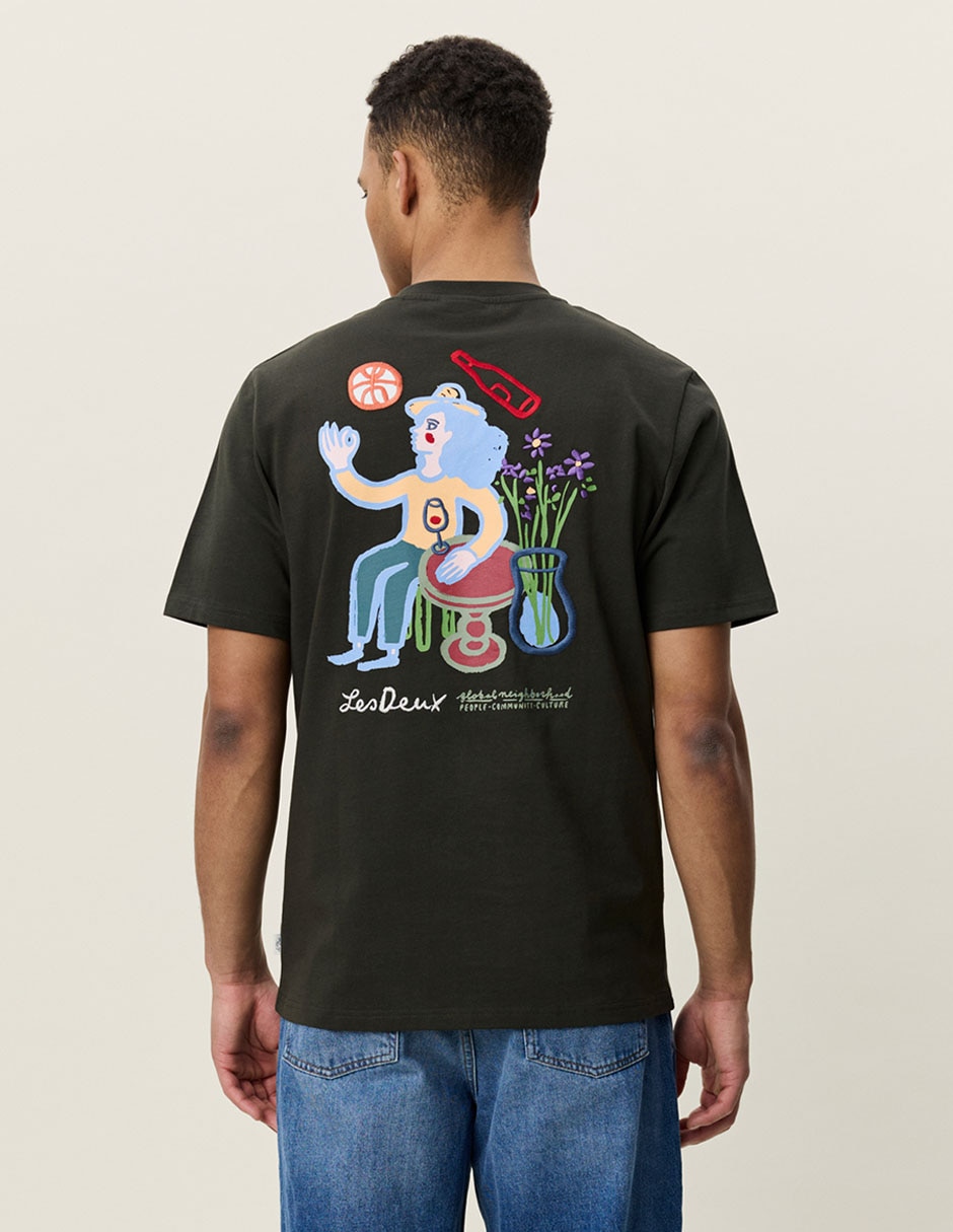 Playera cuello redondo para hombre 2