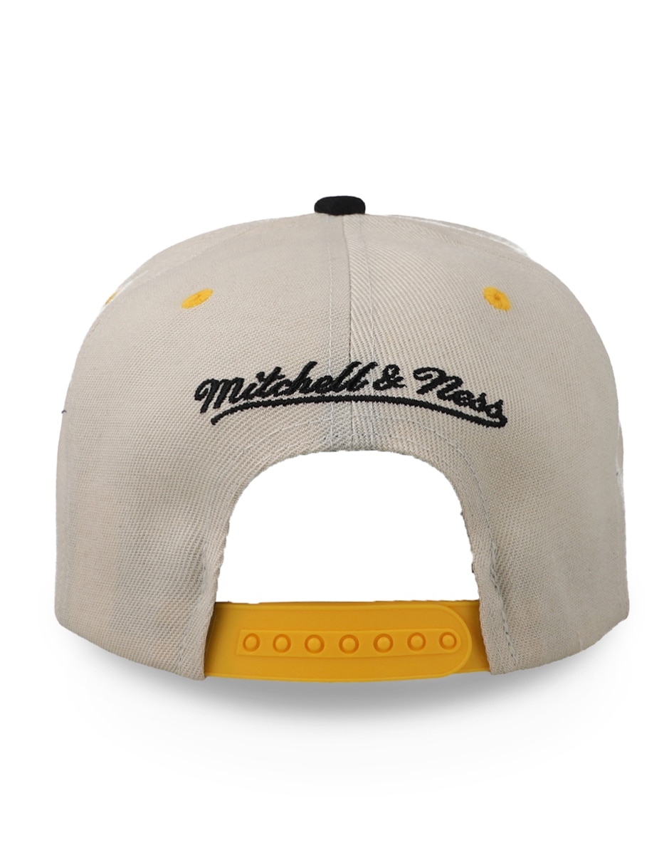 Gorra visera curva snapback para hockey mitchell and ness mitchell & ness nhl bruins pop panel unisex