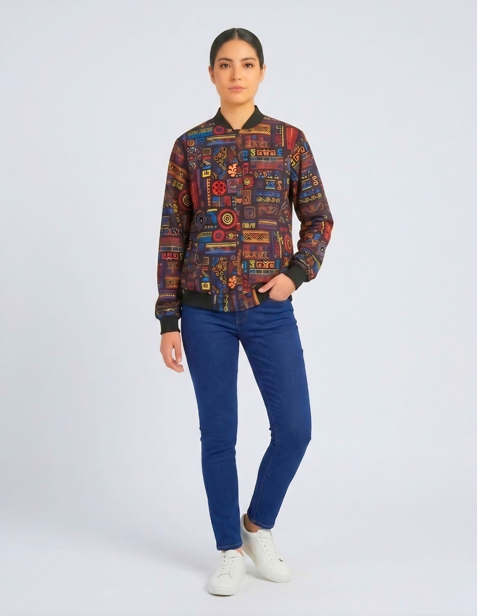 Chamarra bomber para mujer