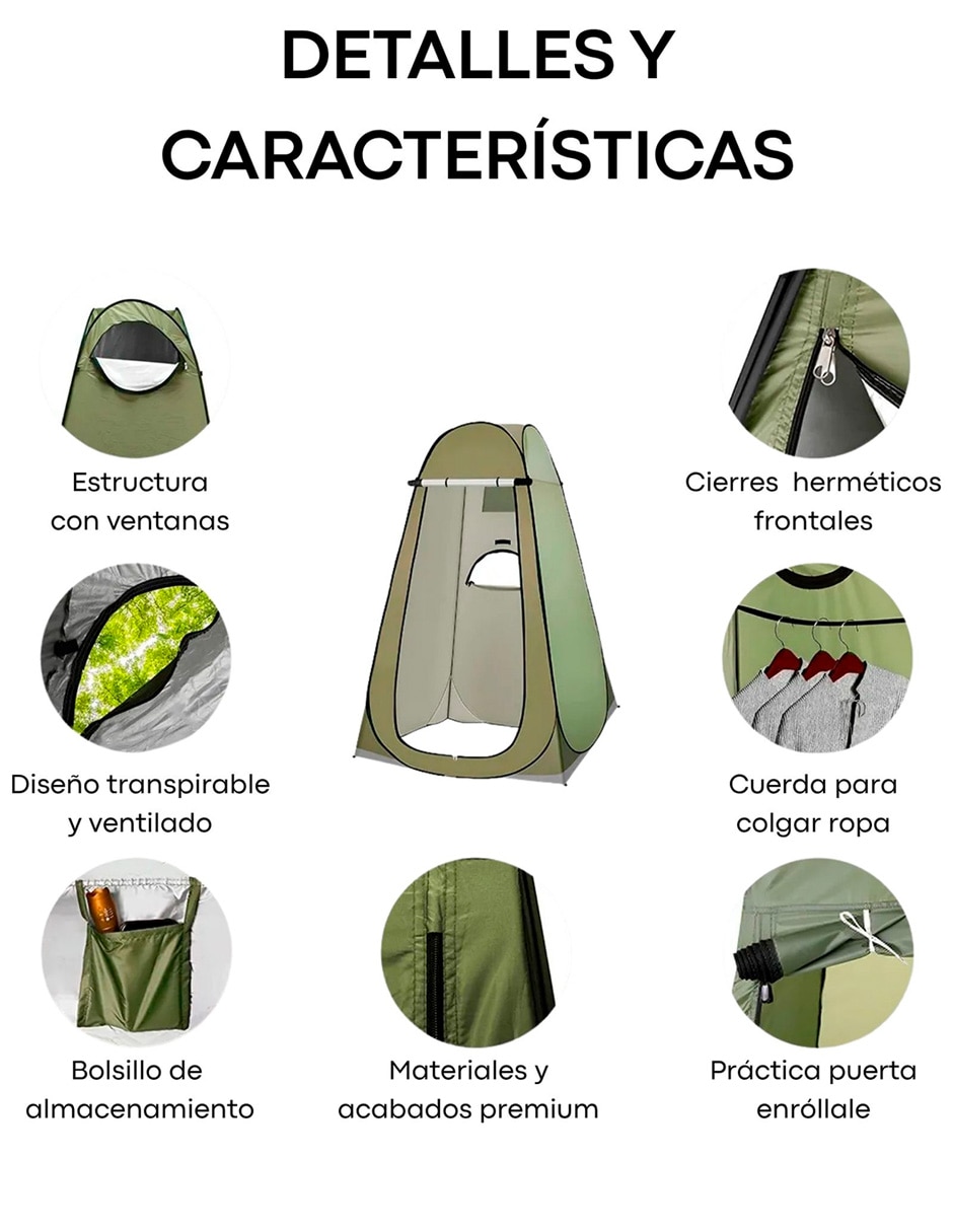 Casa de campaña para 1 persona 9