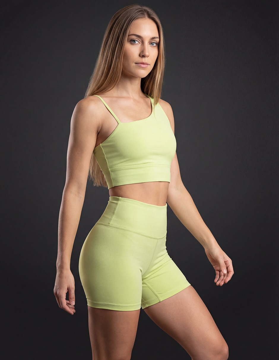 Conjunto deportivo ajustado ferdi con cierre para mujer