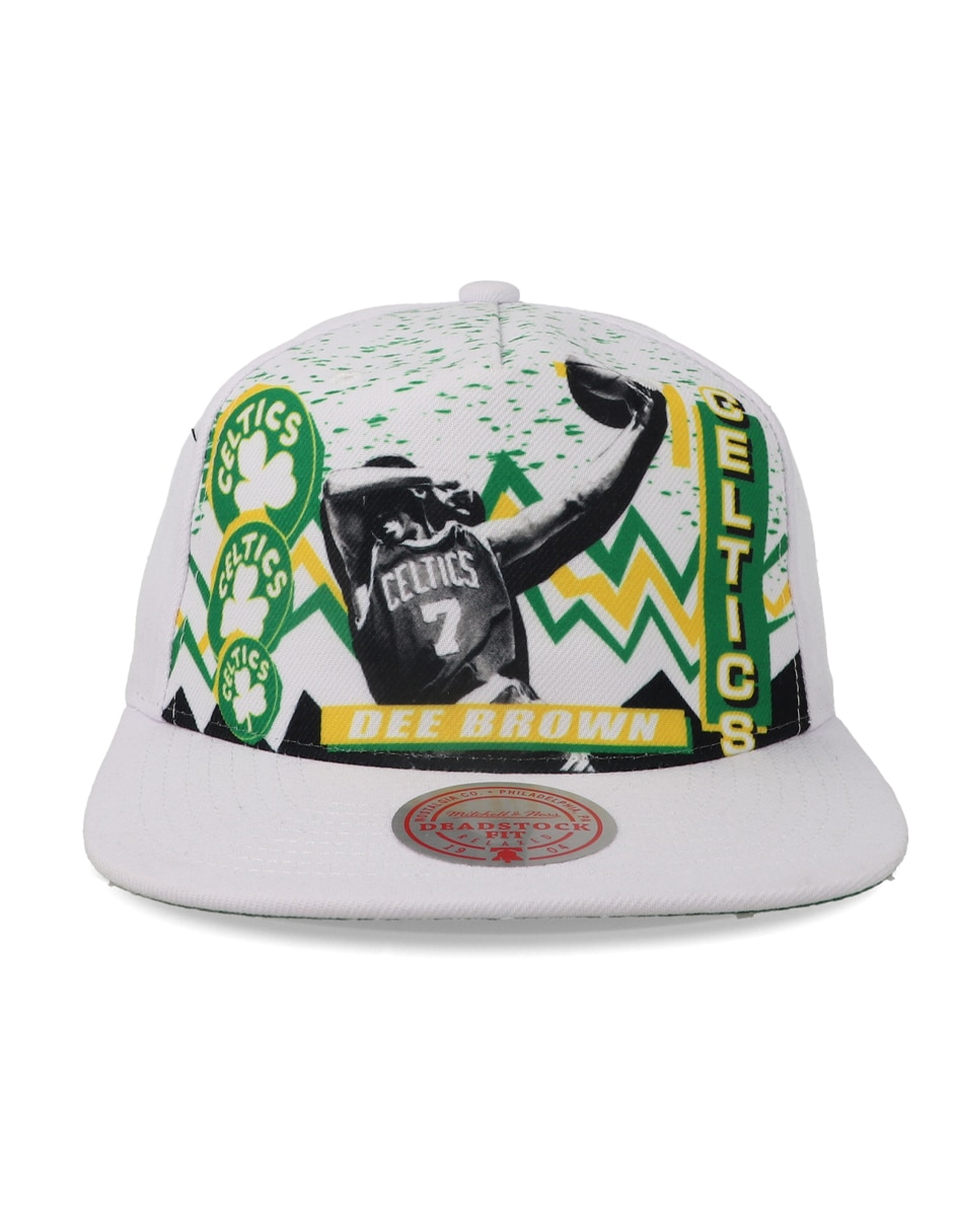 Gorra visera plana snapback para básquetbol mitchell & ness nba celtics boston celtics unisex