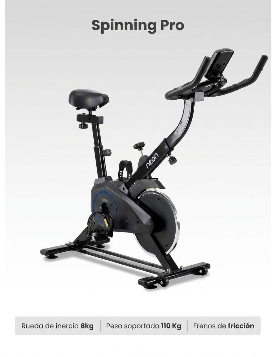 Bicicleta fija neon modelo bifispin-6 de acero