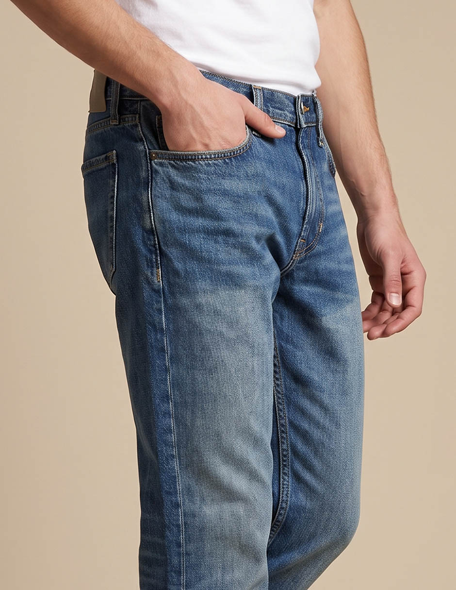 Jeans lavado stone wash para hombre 2