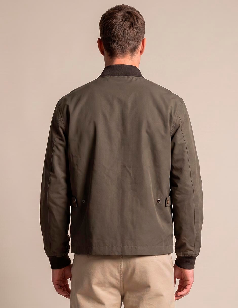Chamarra casual con bolsillos para hombre 2