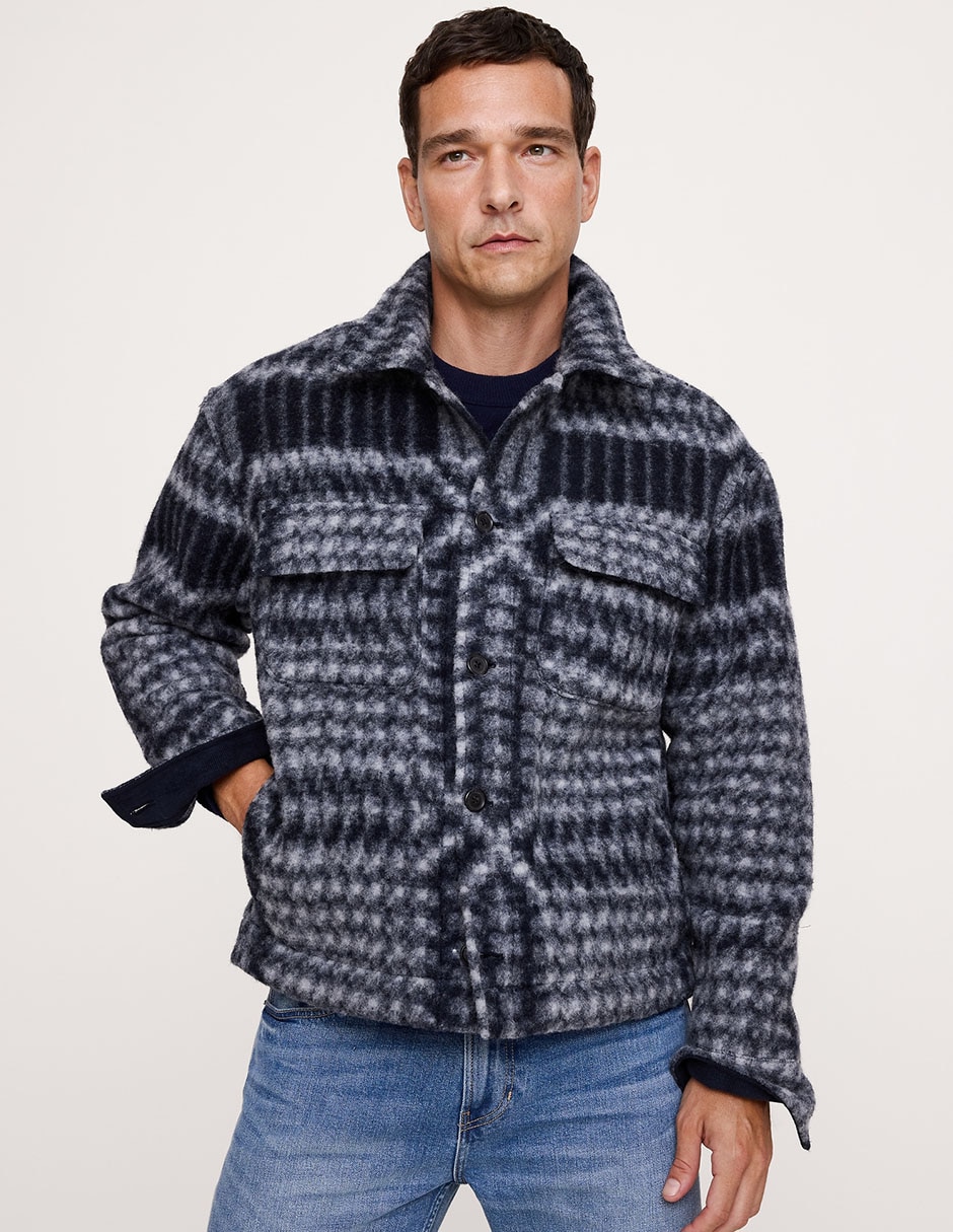 Chamarra casual con bolsillos para hombre 3