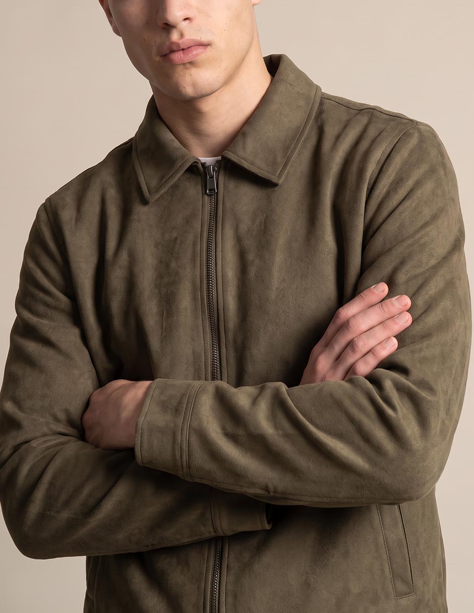 Chamarra casual con bolsillos para hombre 3