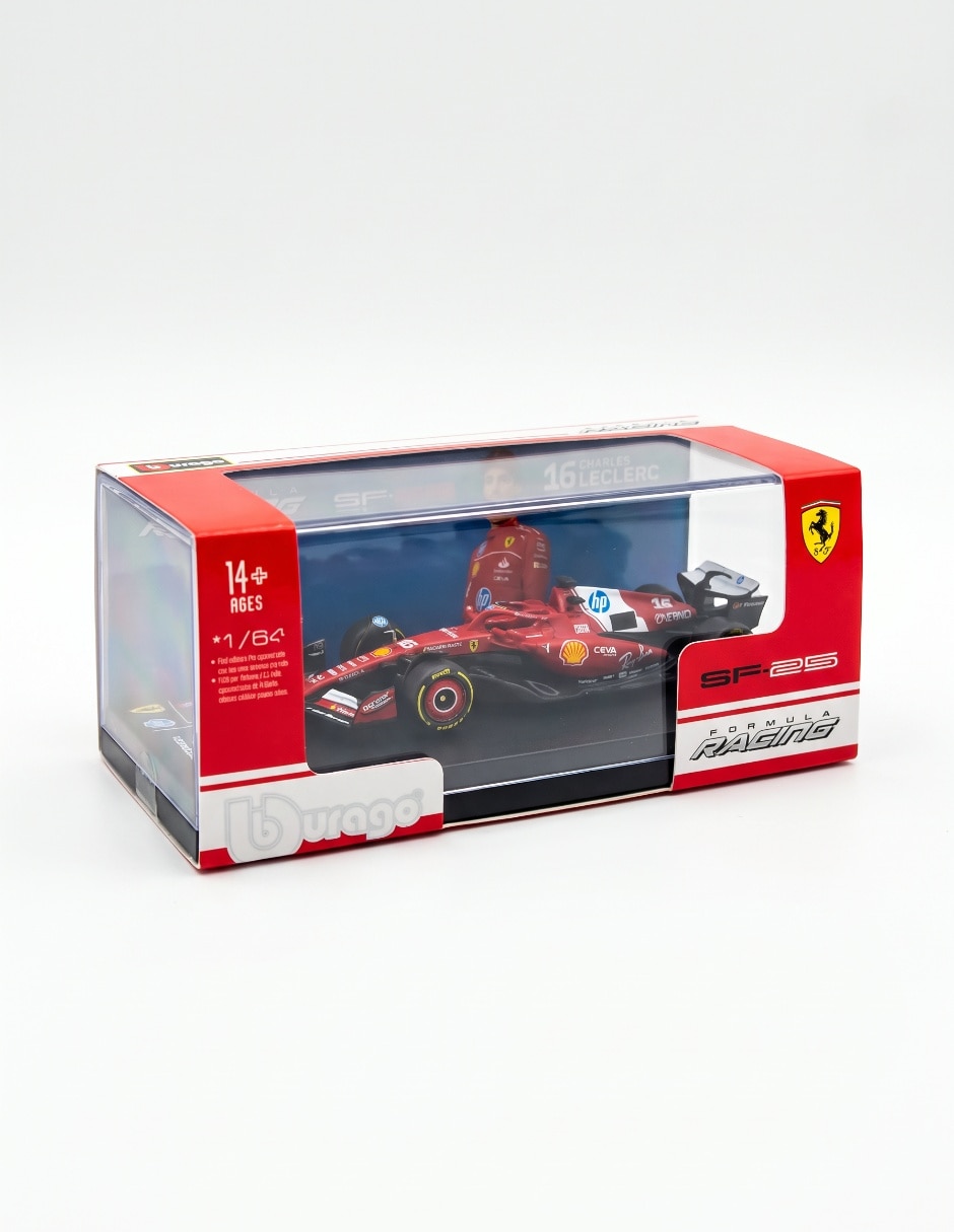 Vehiculo a escala 1:64 Charles Leclerc 4
