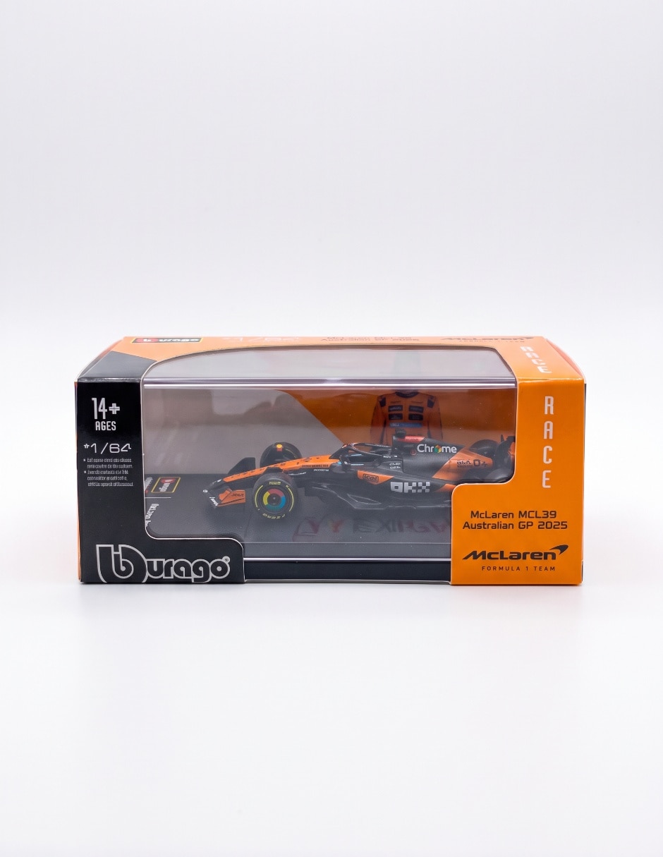 Vehiculo a escala 1:64 McLaren Mcl39 Australian Gp 2025 2