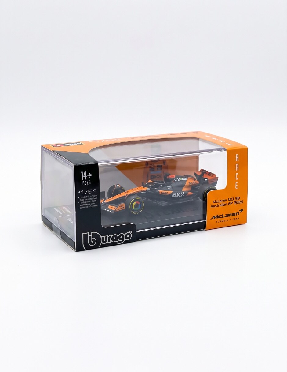 Vehiculo a escala 1:64 McLaren Mcl39 Australian Gp 2025 3