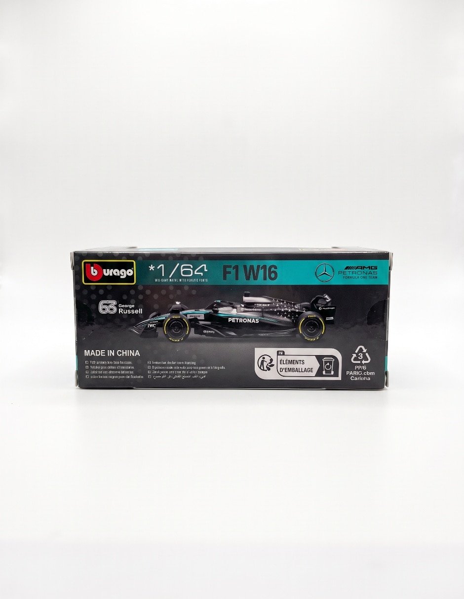 Vehiculo a escala 1:64 F1 W16 4