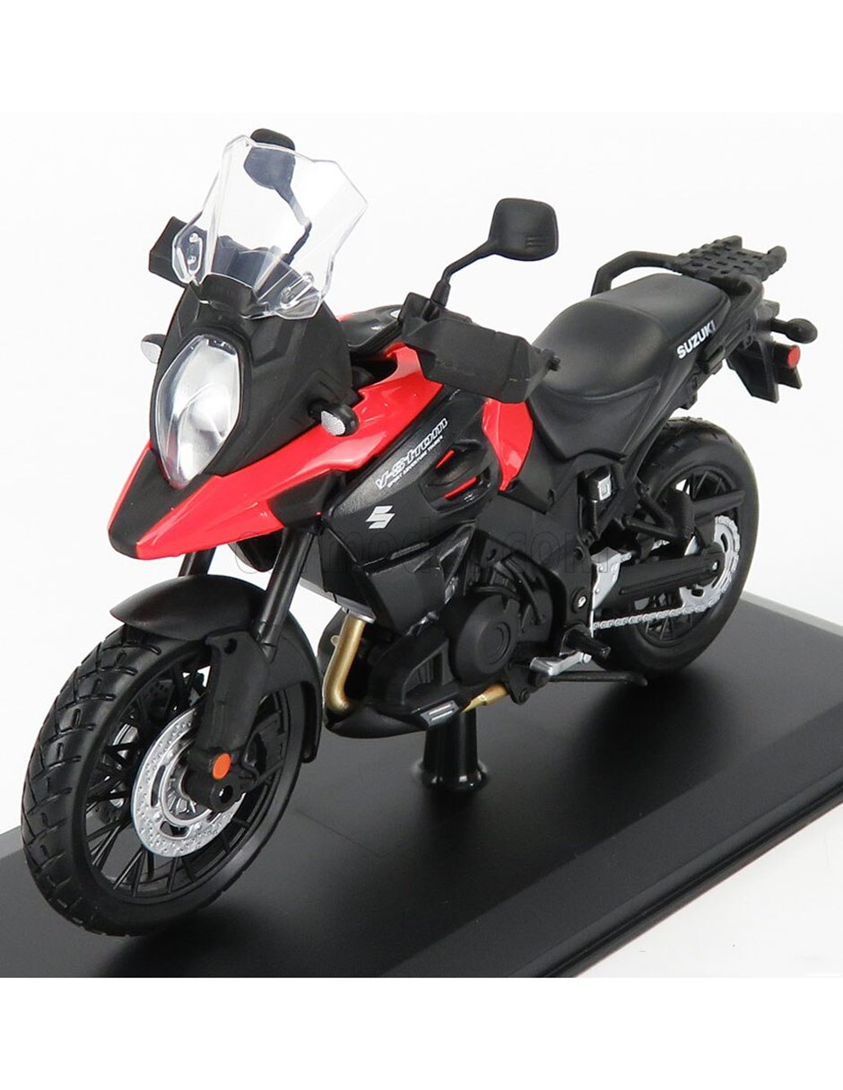 Motocicleta a escala 1:12 suzuki v-strom 1000