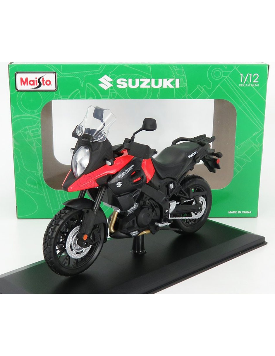 Motocicleta a escala 1:12 suzuki v-strom 1000 4