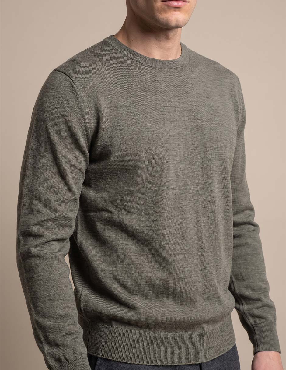 Suéter cuello redondo para hombre 3