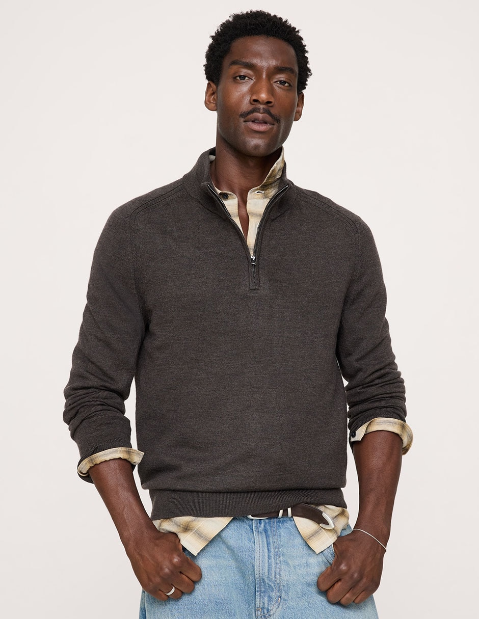 Suéter cuello alto para hombre