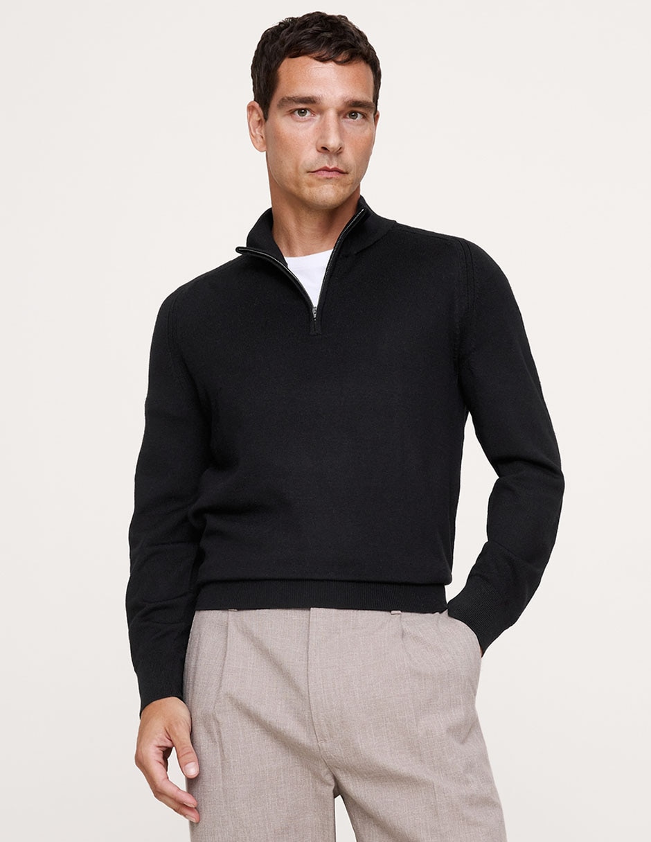 Suéter cuello alto para hombre 1