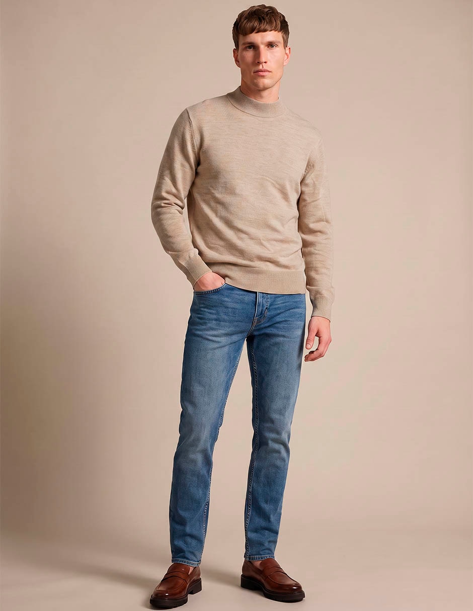 Suéter cuello redondo para hombre