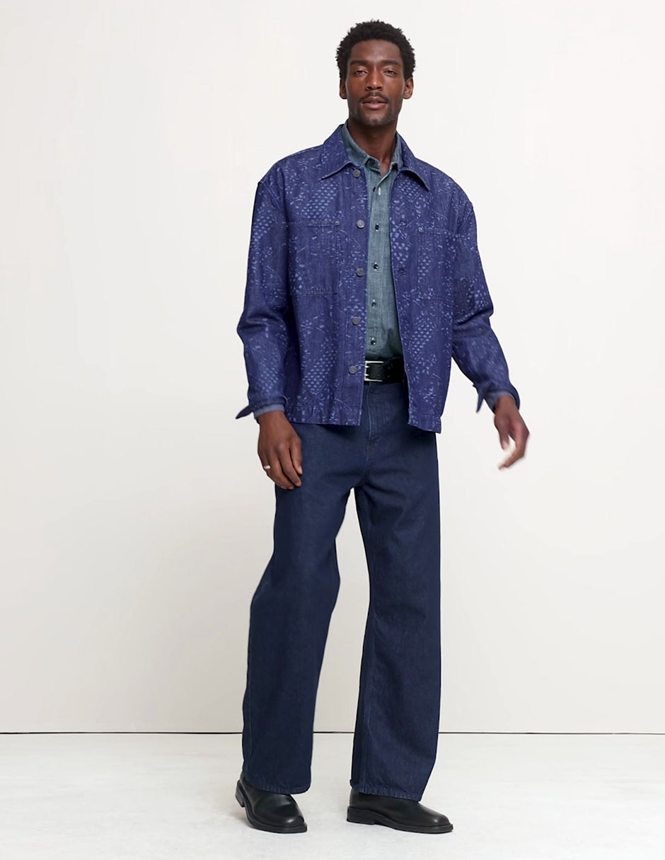 Camisa casual de algodón manga larga para hombre 4