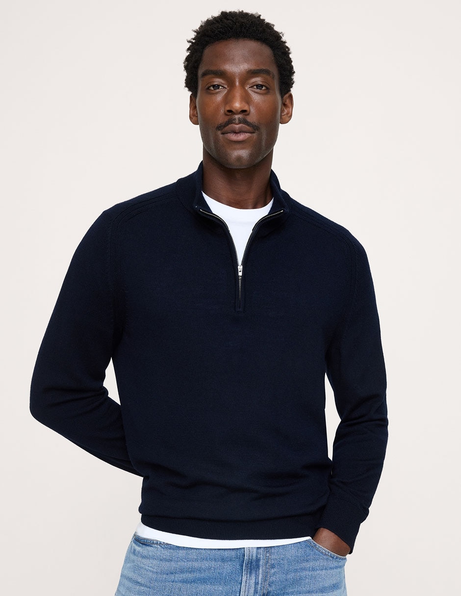 Suéter Cuello Alto Para Hombre