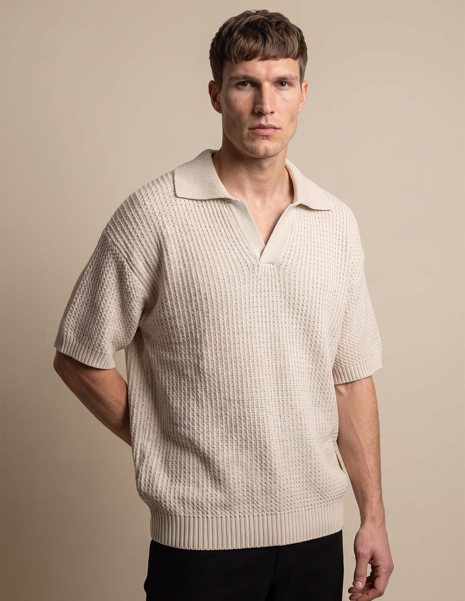 Playera tipo polo para hombre