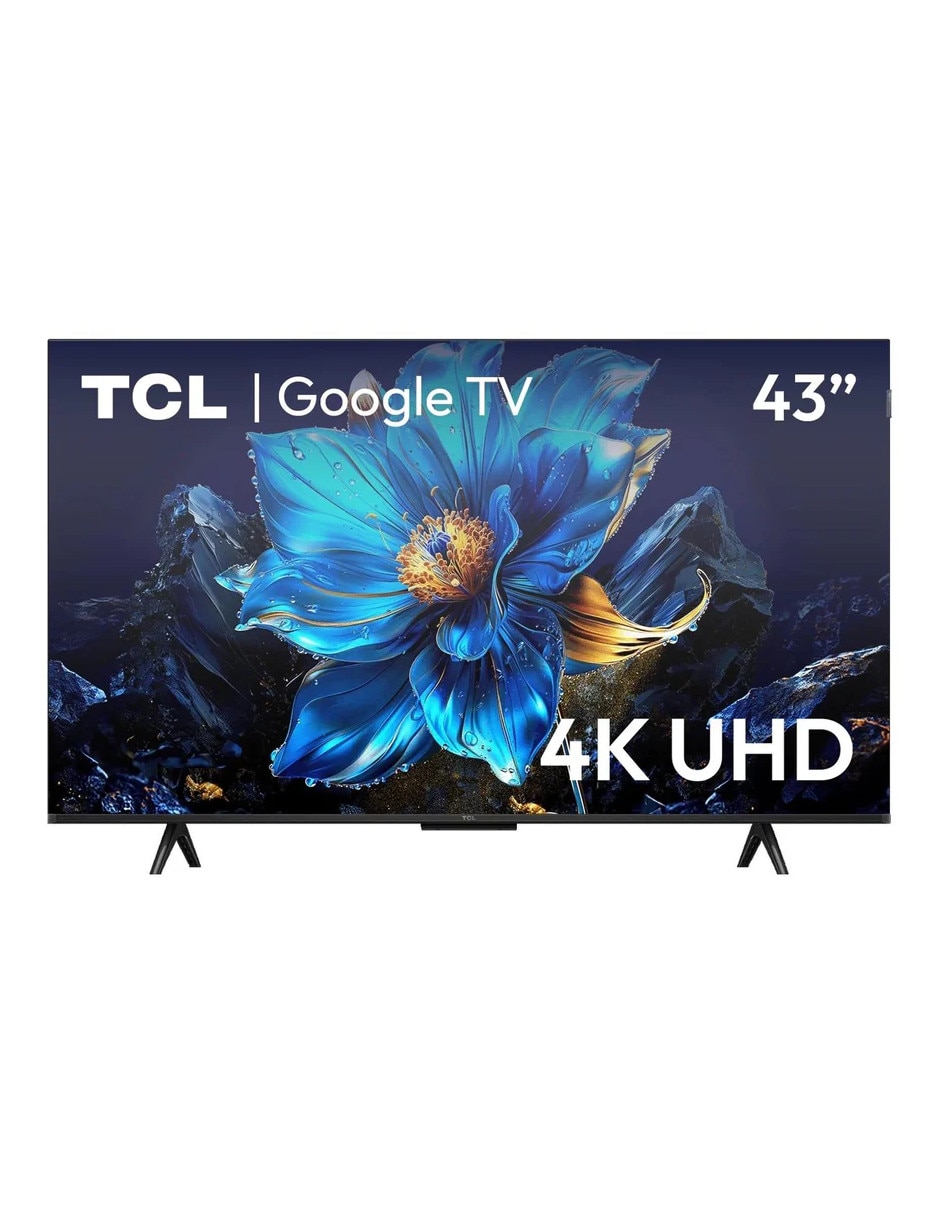 TCL Pantalla smart tv tcl qled de 4k/uhd 43q6k con google tv