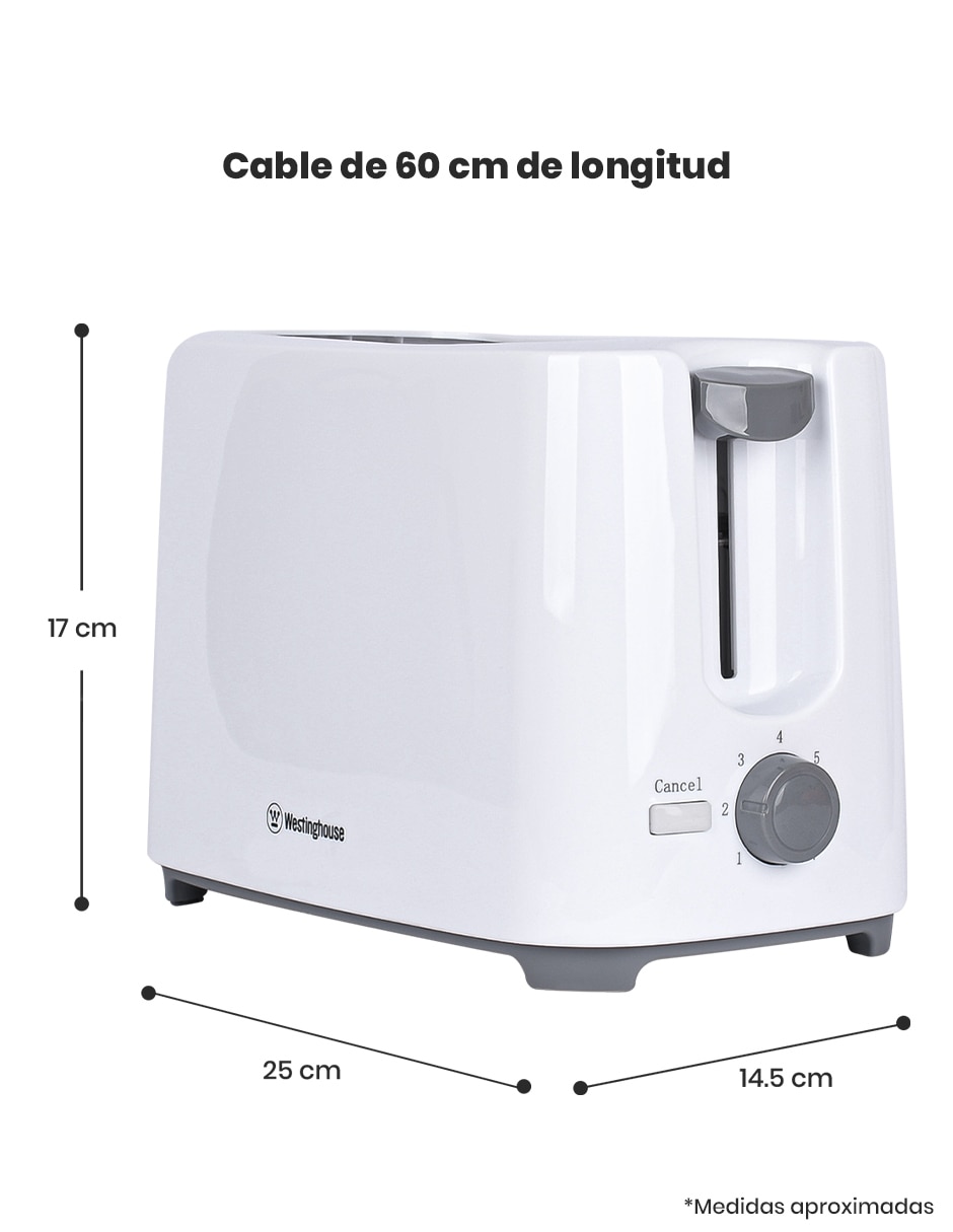 Tostador westinghouse wkttd1101