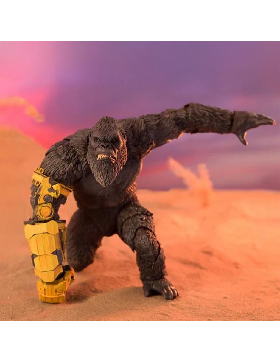 Figura de colección articulada godzilla vs kong: the new empire king kong estándar hiya