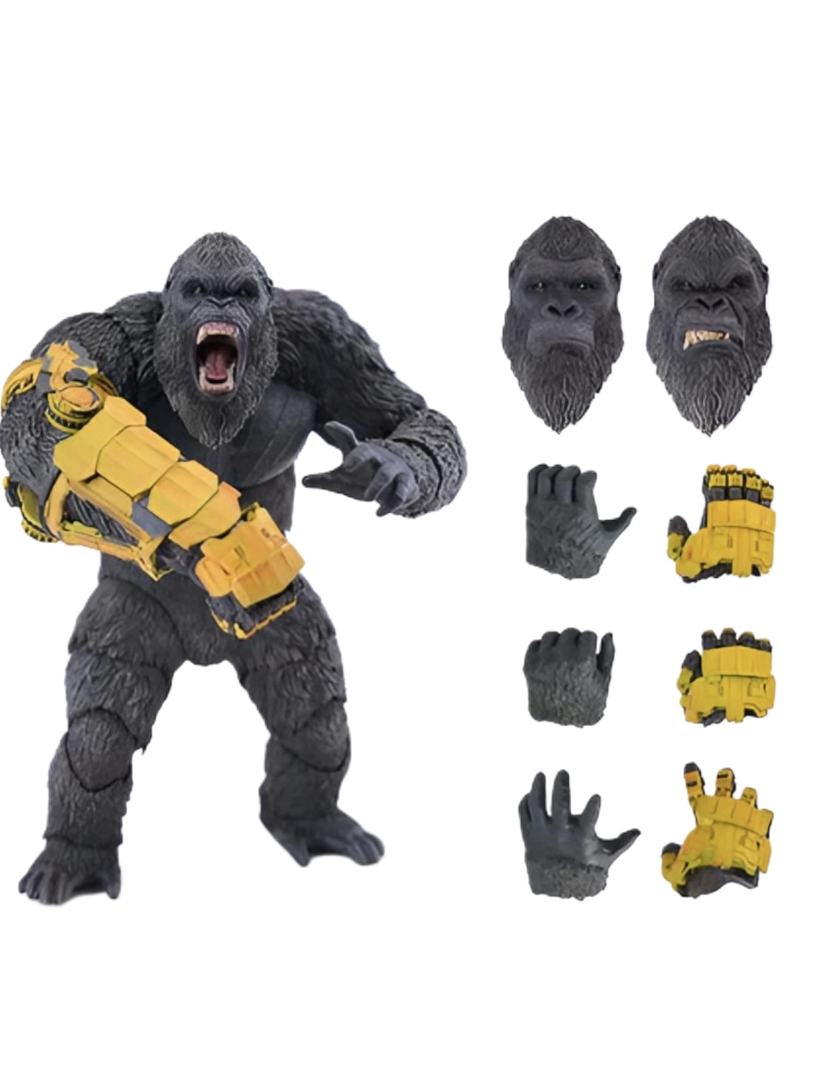 Figura de colección articulada godzilla vs kong: the new empire king kong estándar hiya