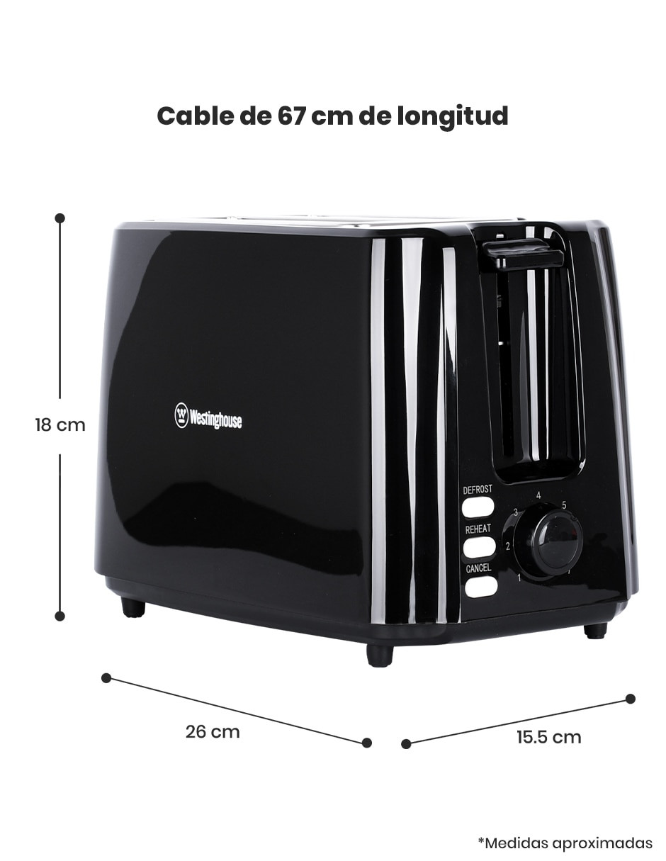 Tostador westinghouse wkttd1301