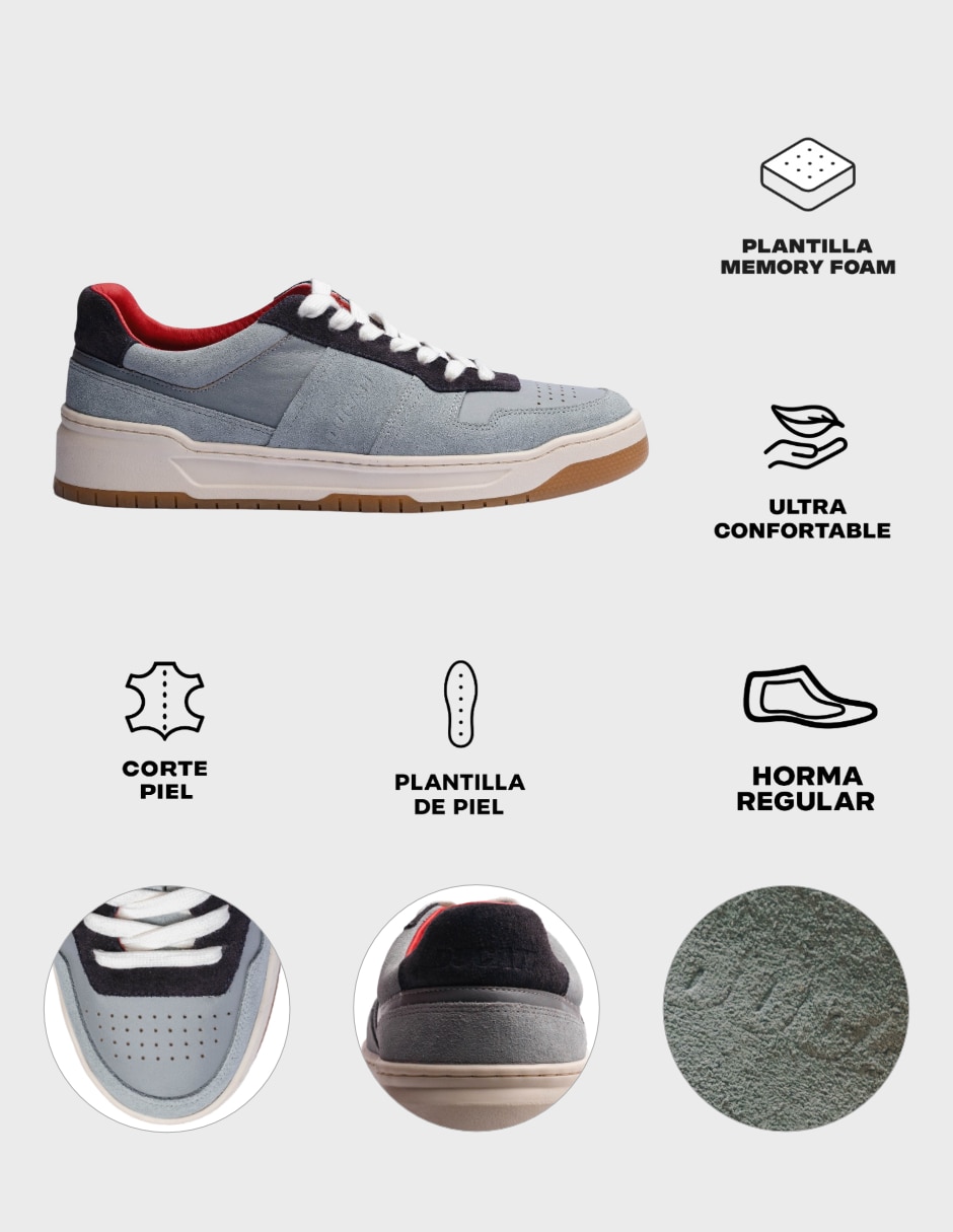 Tenis de piel(si aplica) PV para hombre 14