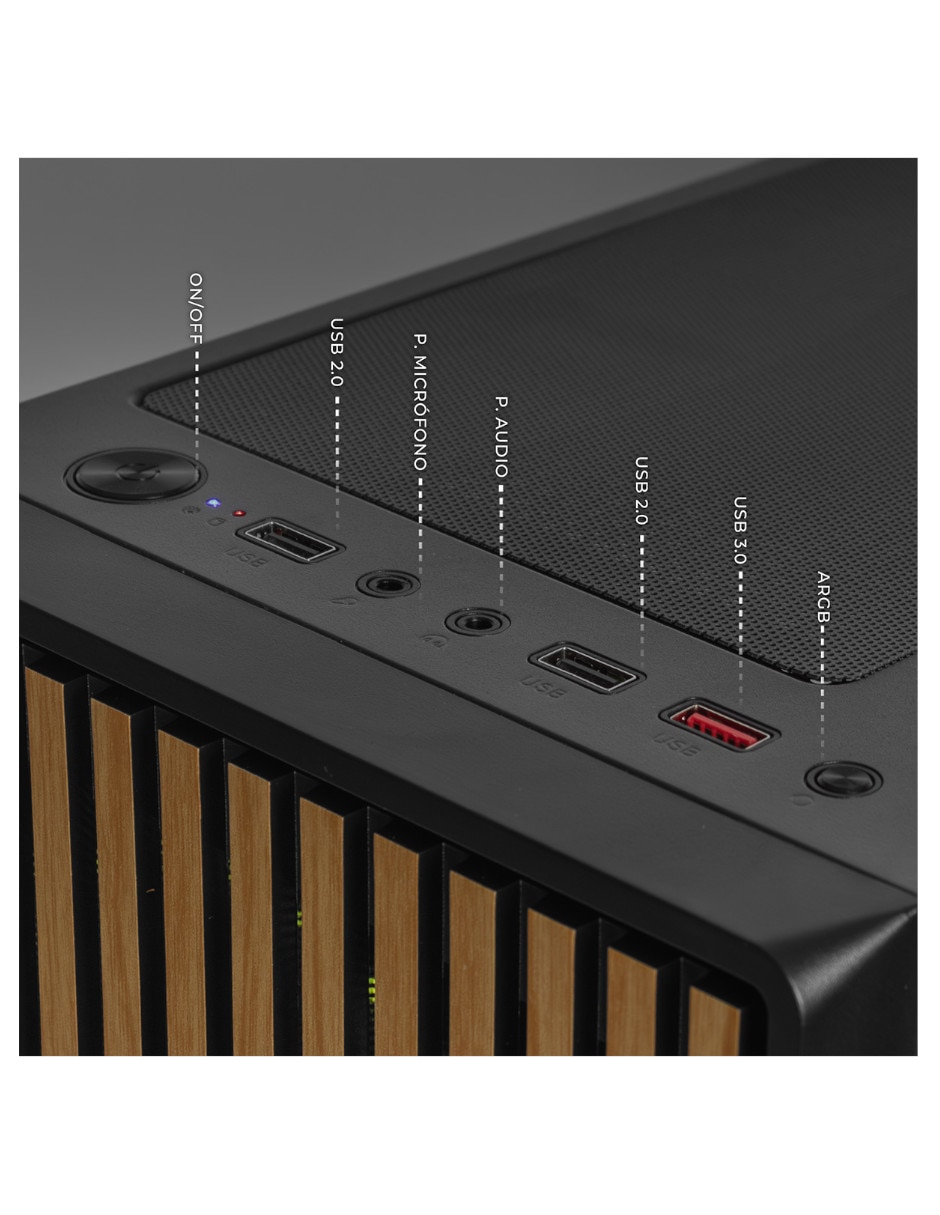 Computadora gamer xtbrr716gbrenoirdb amd ryzen 7 amd radeon graphics 16 GB RAM 1 TB SSD 6