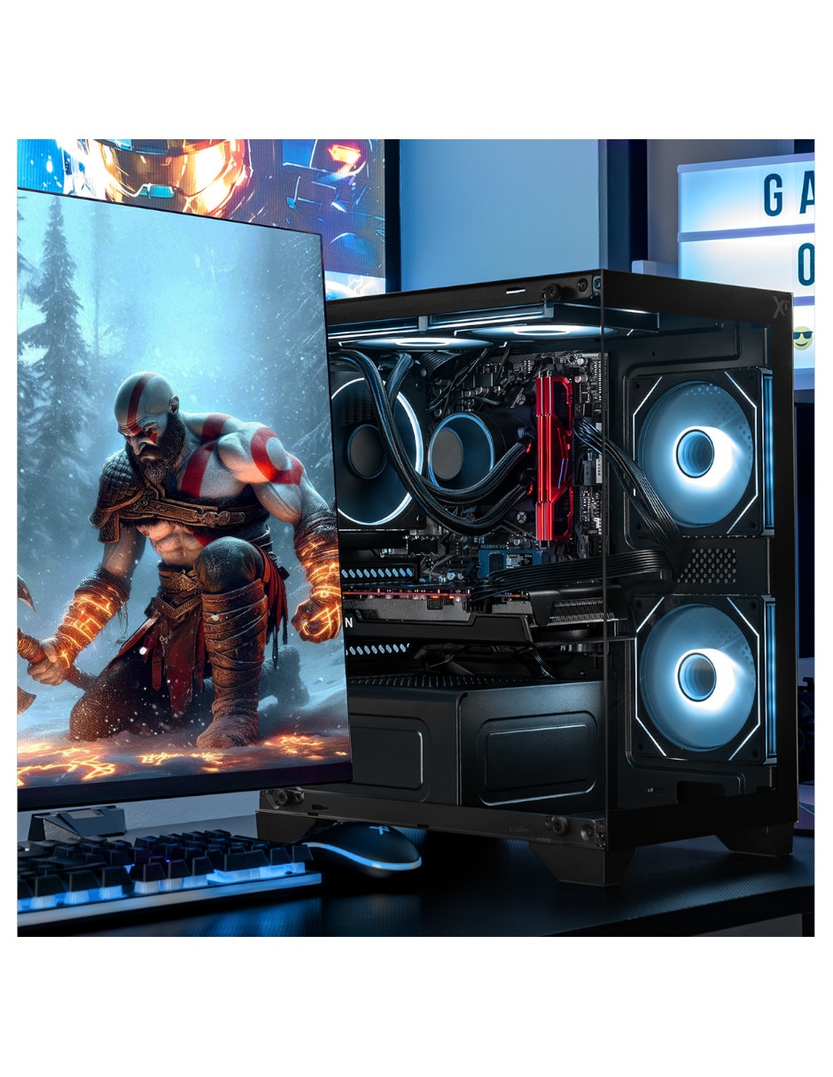 Computadora gamer xtreme pc gaming xtbrr732gb7600pb amd ryzen 7 amd radeon rx 7600 16 GB RAM 1 TB SSD